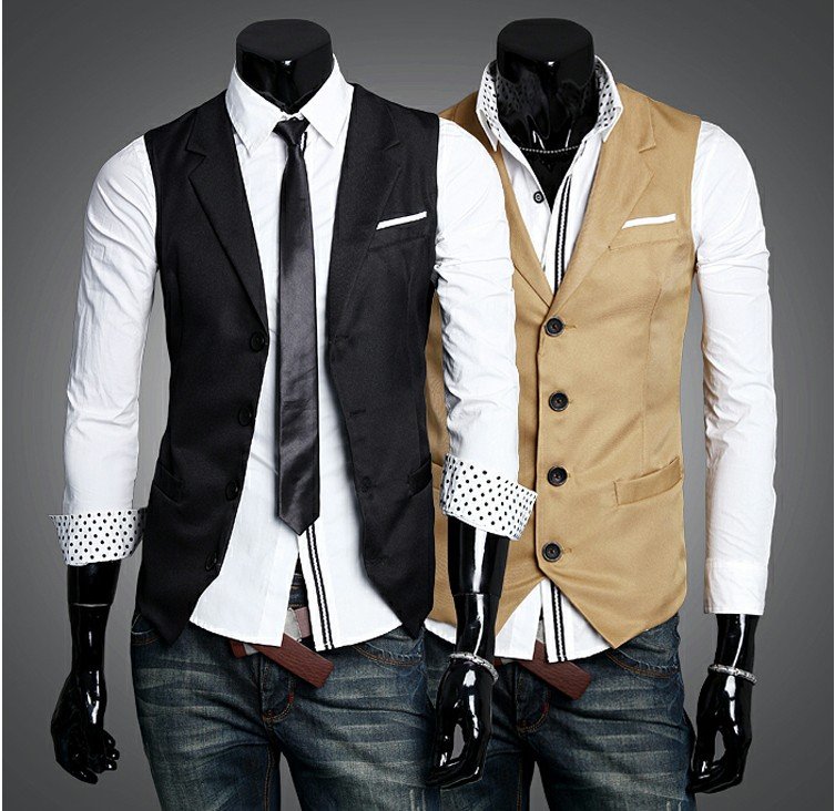 Mens fashion waistcoats